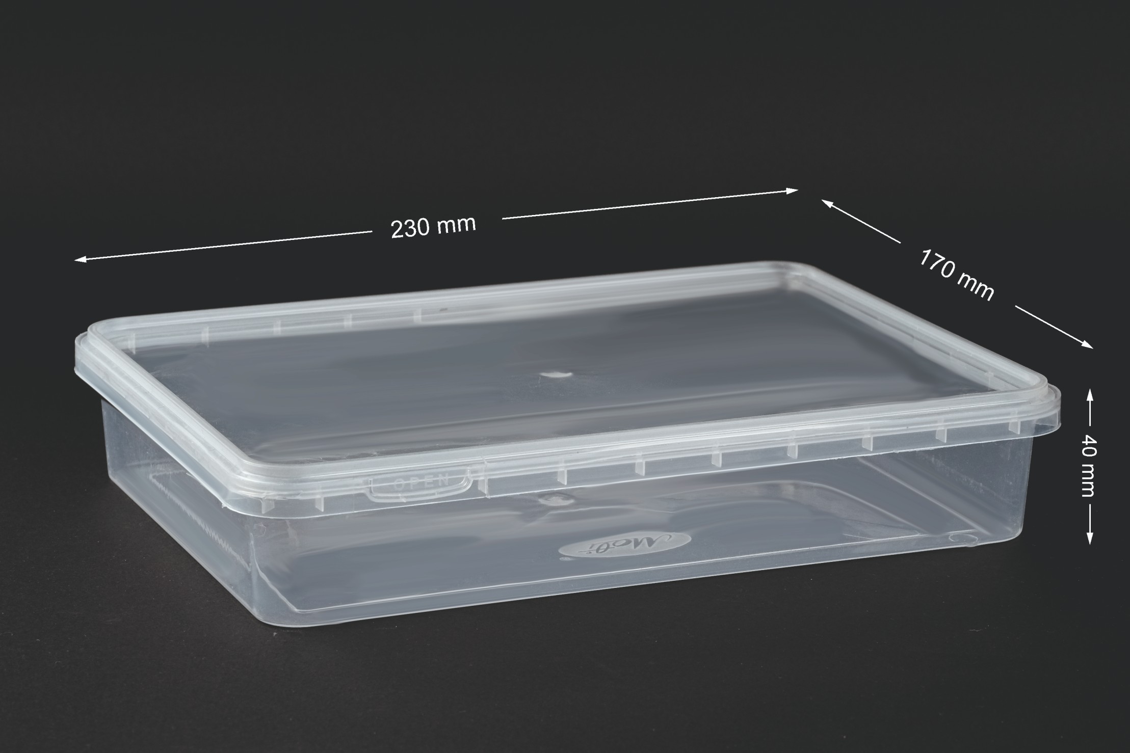 1kg Tamper-Proof Plastic Sweet Container — image 1