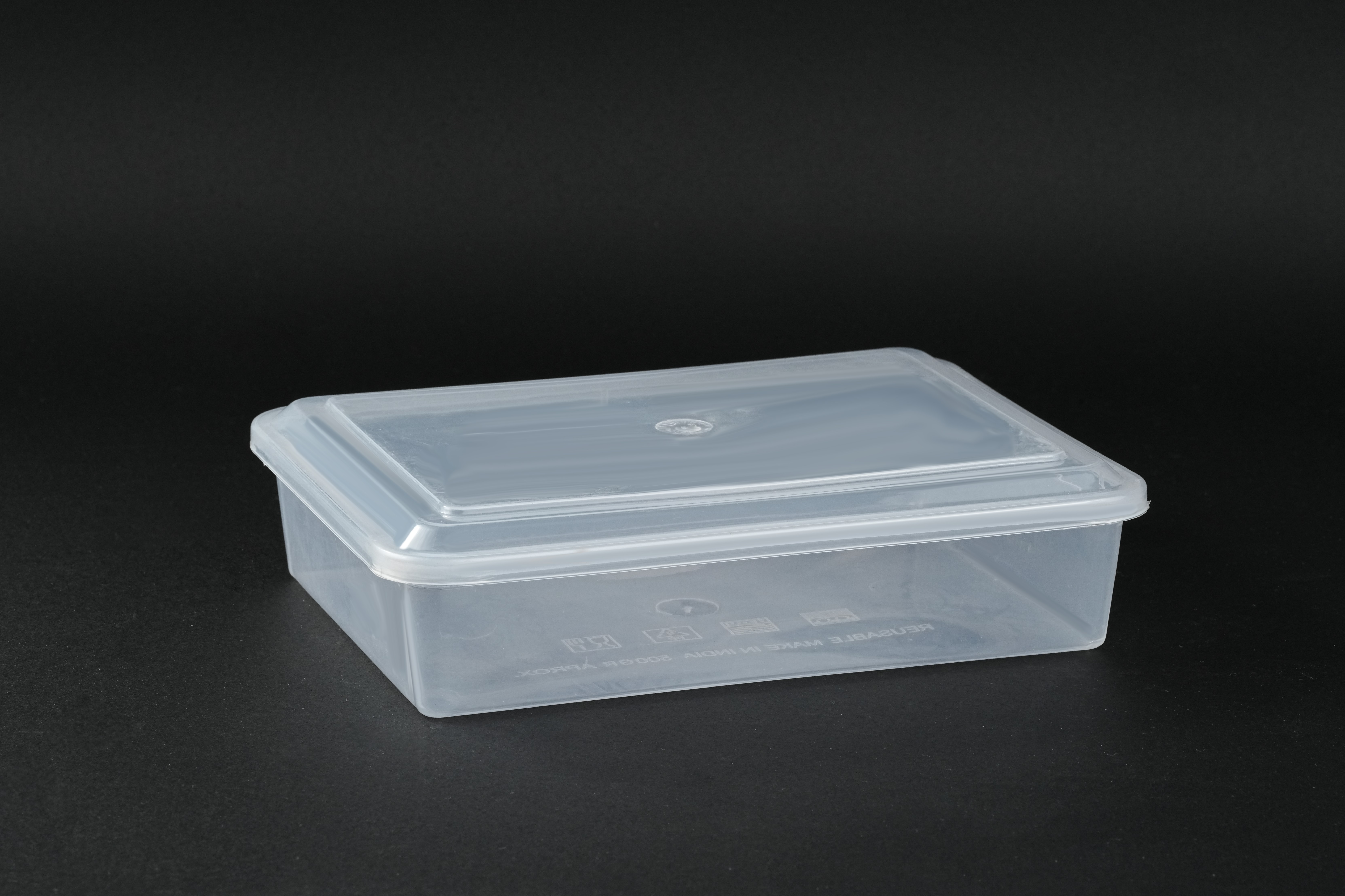 500gm Plain Plastic Sweet Container — image 2