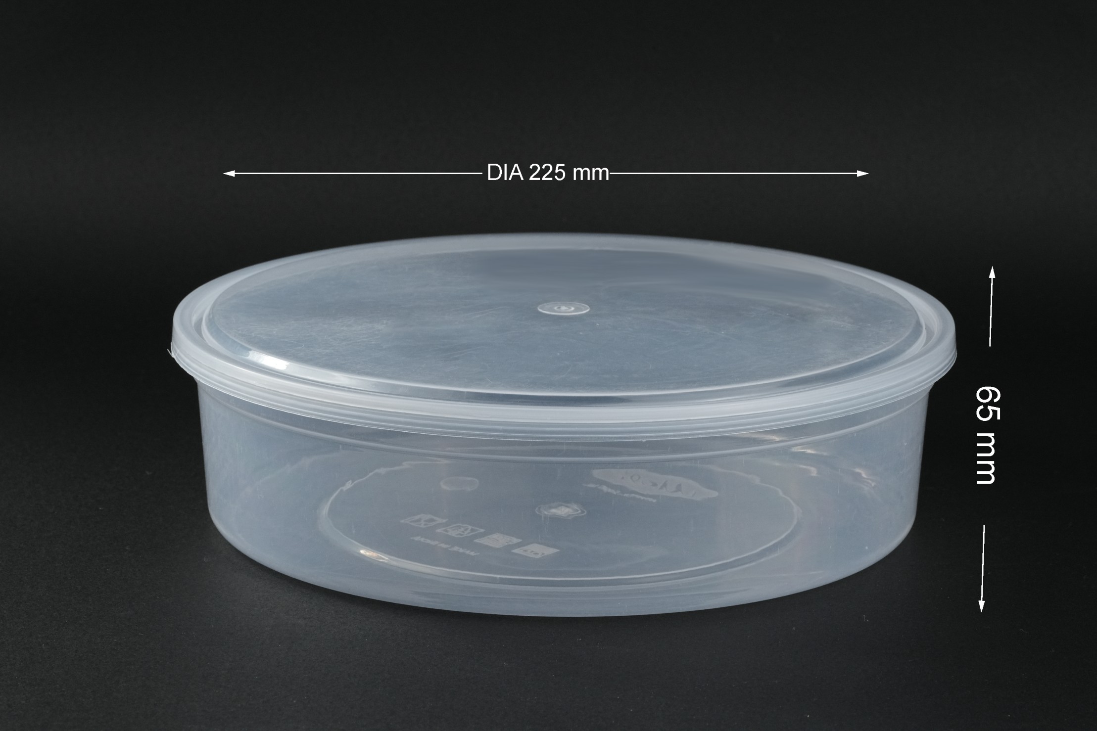 2000ml Plastic Ghever Container — Sweets & Dryfruits
