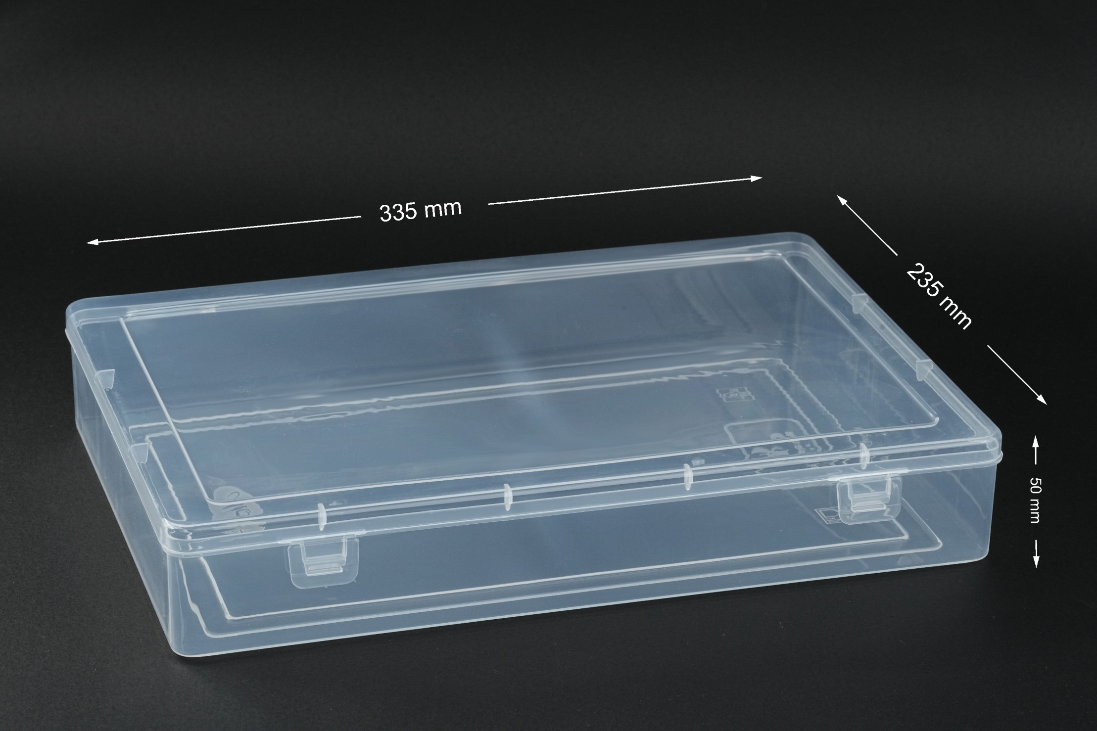 9 × 13 Transparent Plastic Saree Box — Plastic Saree Box