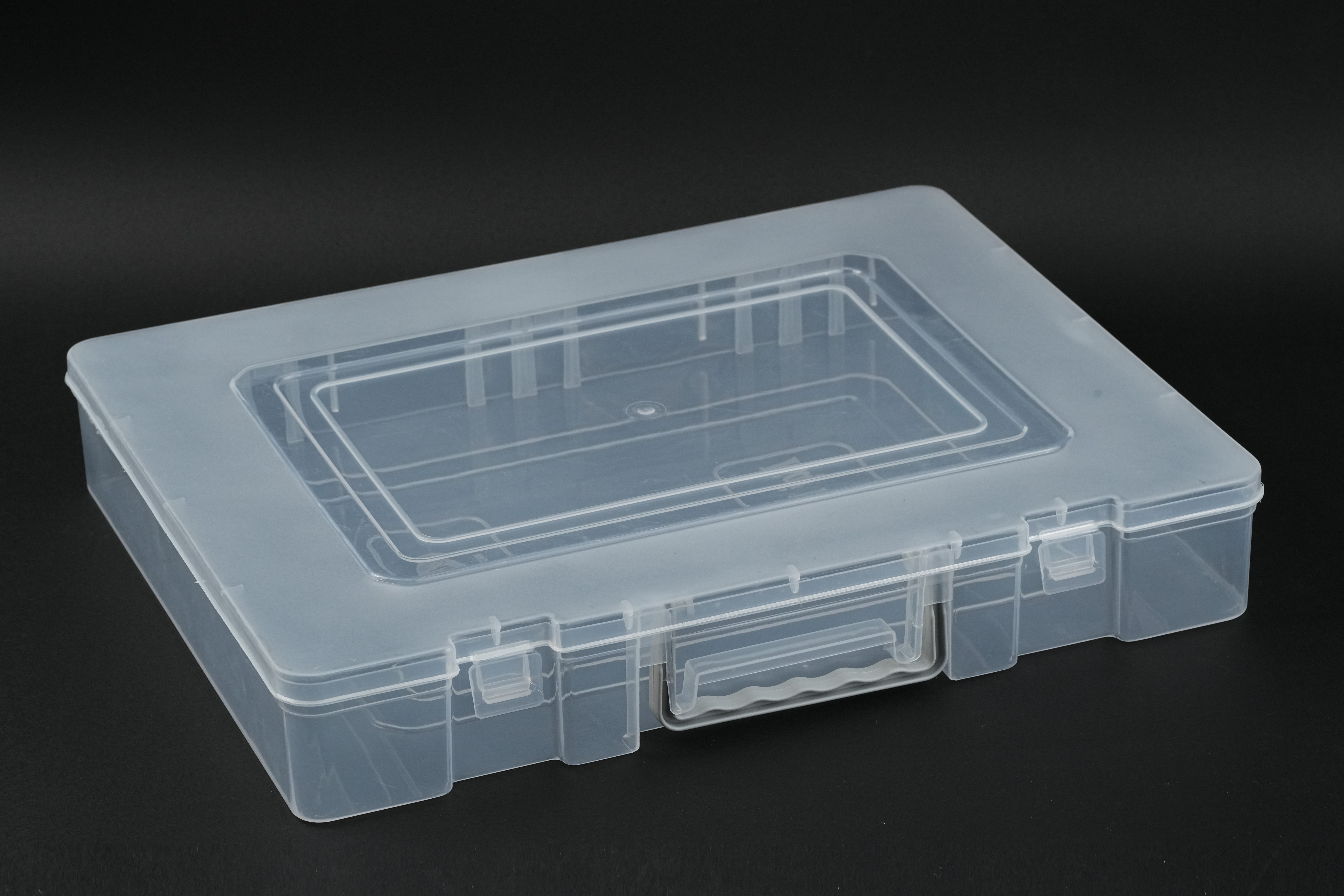 Rajkumari Transparent Plastic Saree Box — Plastic Saree Box