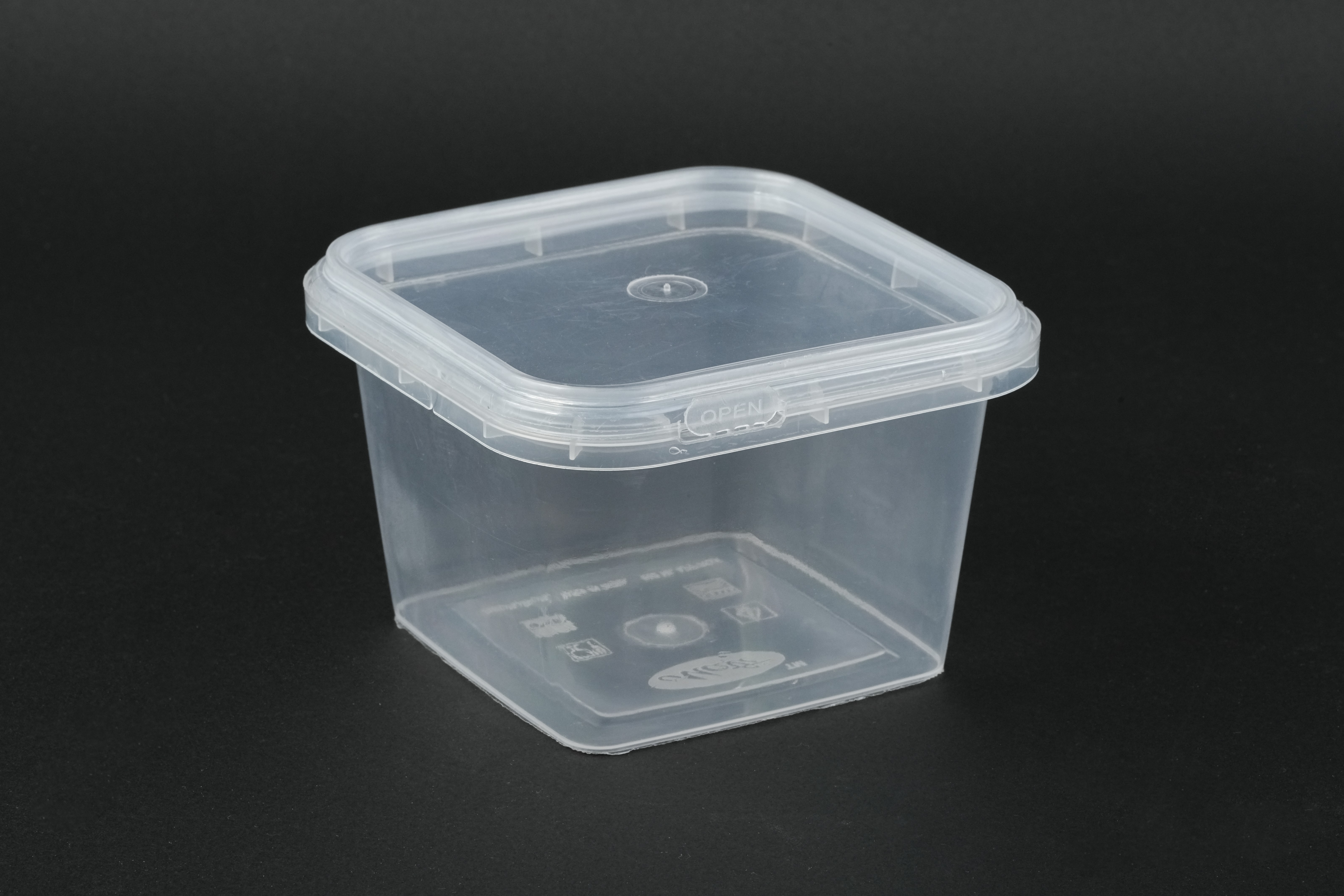 500ML Square Tamper Proof Container — image 2