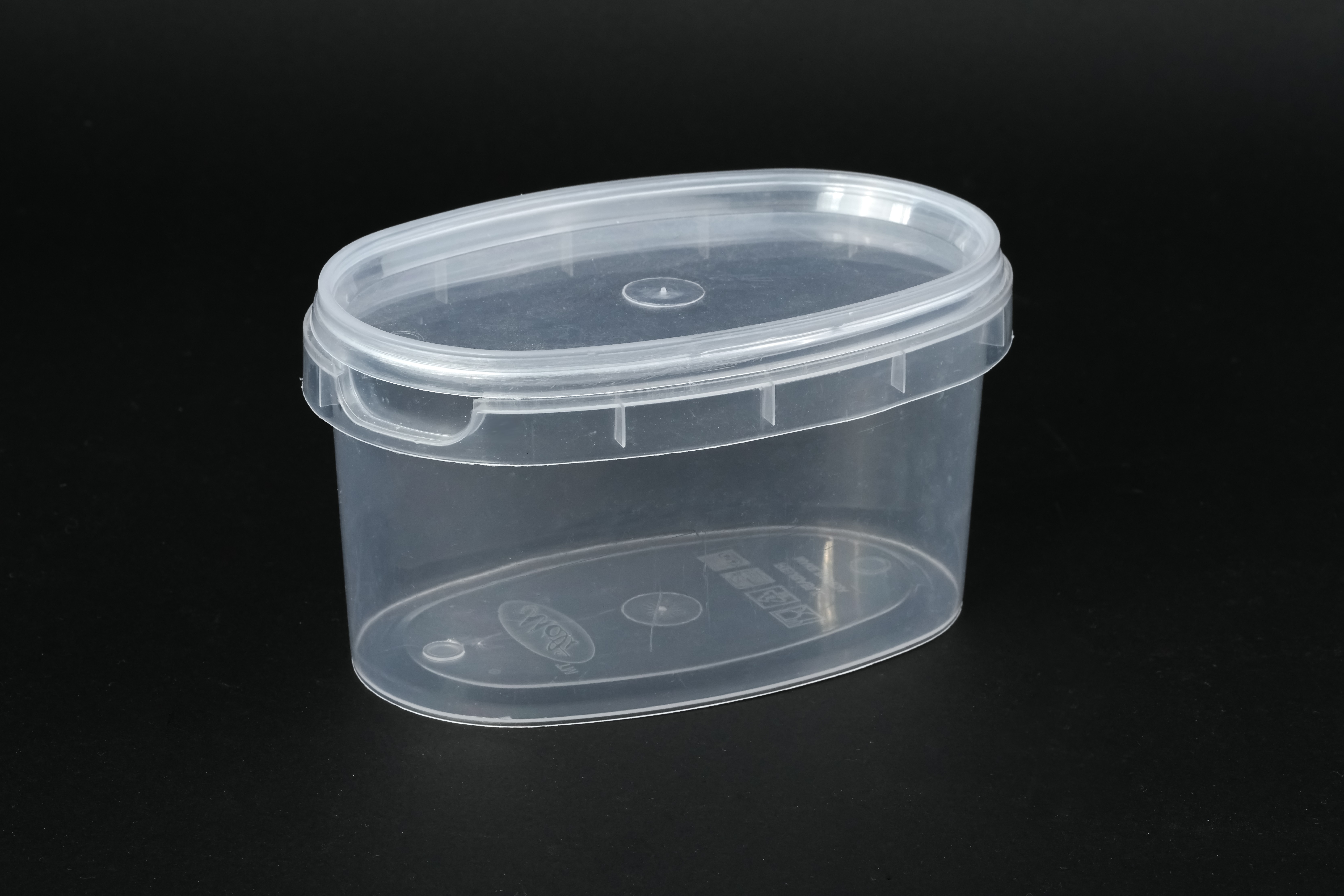 500ml Oval Tamper-Proof Ice Cream Container — image 2