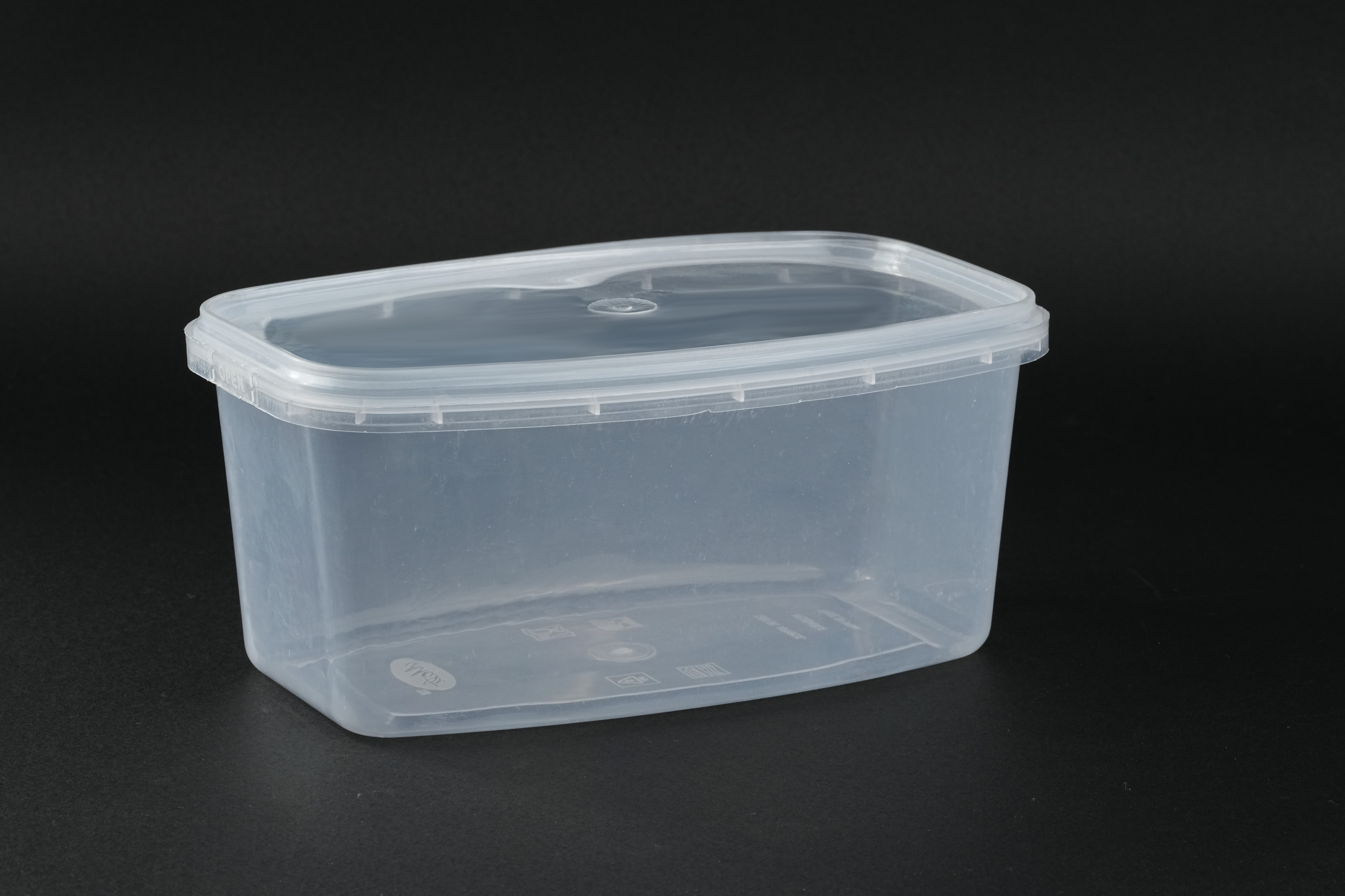 1200ml Oval Tamper-Proof Ice Cream Container — image 2