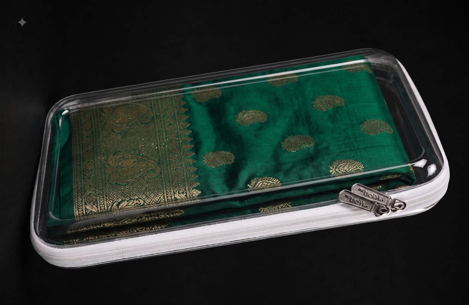 8x12 Crystal Transparent Saree Pouch — image 4